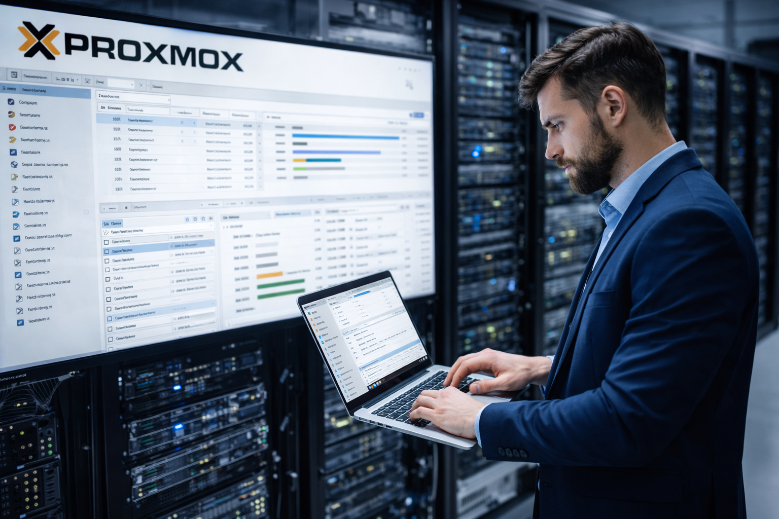 proxmox ile sanallastirma süreci cluster