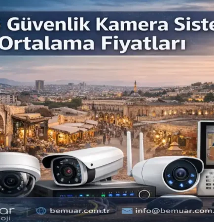 2026 Güvenlik Kamera Sistemi Ortalama Fiyatları