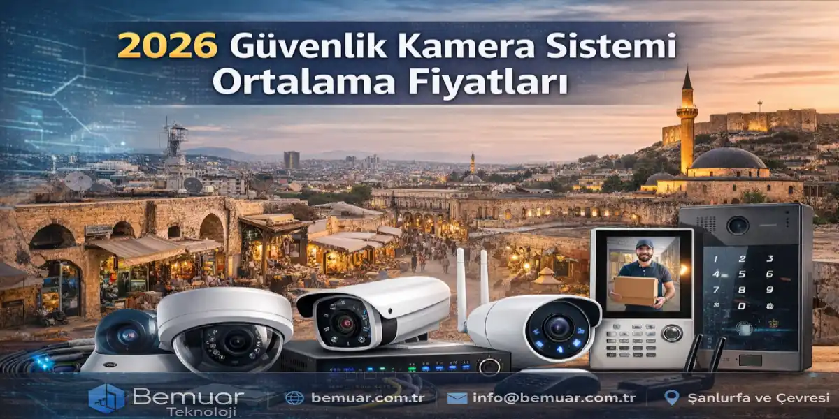 2026 Güvenlik Kamera Sistemi Ortalama Fiyatları